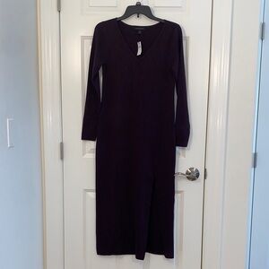 Banana Republic Deep Brown Long Sleeve Dress size Small/Tall